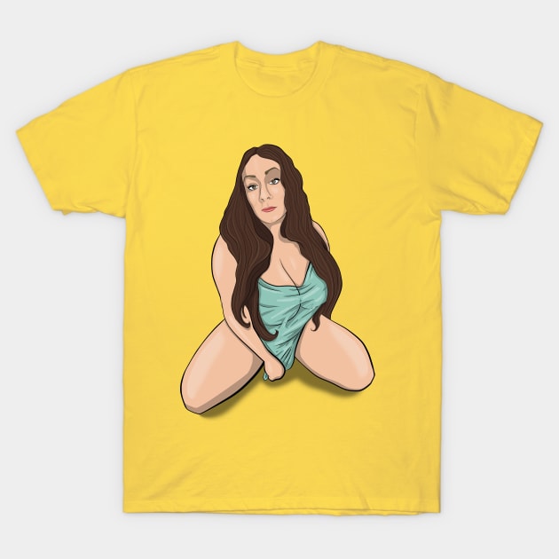 elaine T-Shirt by bobgoodallart